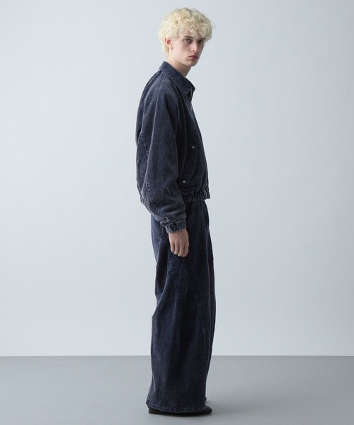 HARE（ハレ）の「【SET UP対応】3Dコーデュロイバルーンブルゾン(HARE)（ブルゾン・メンズ・ブラック/ブルー/ブラック系その他・FREE）」の11枚目の写真