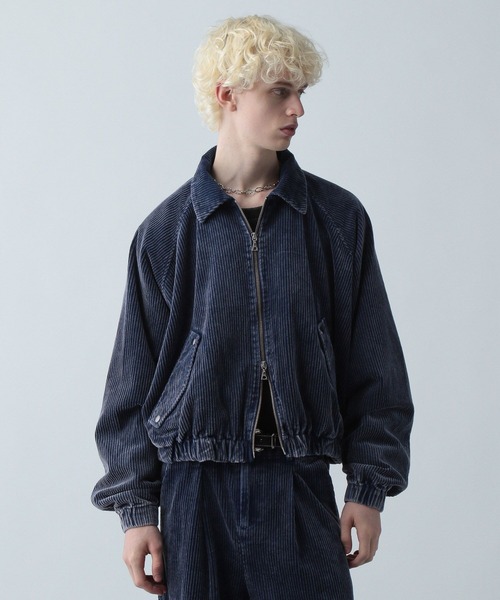 HARE（ハレ）の「【SET UP対応】3Dコーデュロイバルーンブルゾン(HARE)（ブルゾン・メンズ・ブラック/ブルー/ブラック系その他・FREE）」の17枚目の写真