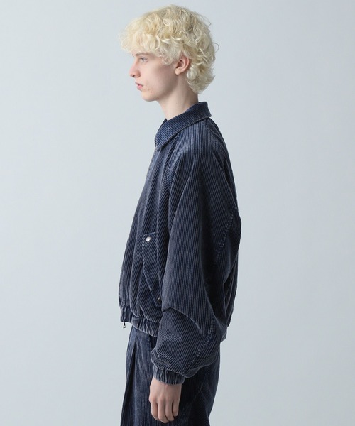 HARE（ハレ）の「【SET UP対応】3Dコーデュロイバルーンブルゾン(HARE)（ブルゾン・メンズ・ブラック/ブルー/ブラック系その他・FREE）」の20枚目の写真