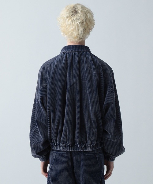 HARE（ハレ）の「【SET UP対応】3Dコーデュロイバルーンブルゾン(HARE)（ブルゾン・メンズ・ブラック/ブルー/ブラック系その他・FREE）」の21枚目の写真