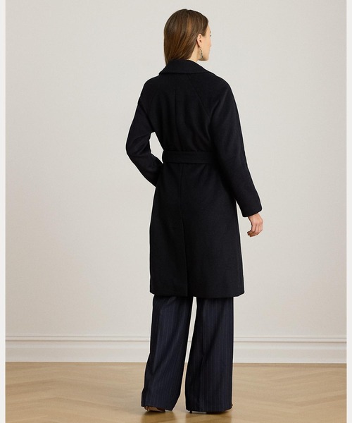 ベルテッド ウールブレンド コート（その他アウター）｜LAUREN RALPH