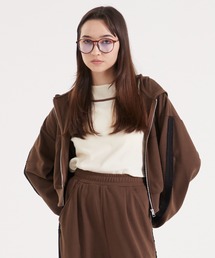 DIP IN CHOCOLATE（ディップインチョコレート）の「【セットアップ対応可能】サイドラインコンパクトジップパーカー【DIP IN CHOCOLATE】（パーカー）」
