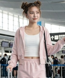 DIP IN CHOCOLATE（ディップインチョコレート）の「【セットアップ対応可能】サイドラインコンパクトジップパーカー【DIP IN CHOCOLATE】（パーカー）」