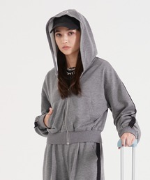 DIP IN CHOCOLATE（ディップインチョコレート）の「【セットアップ対応可能】サイドラインコンパクトジップパーカー【DIP IN CHOCOLATE】（パーカー）」