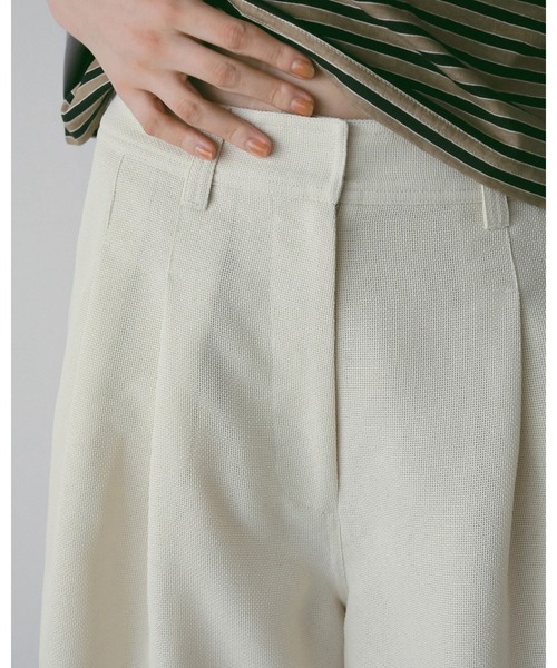 パンツ anuke Tuck Half Pants 即納】 アンヌーク anuke 2026springsummer ボトムス Tuck Half Pants