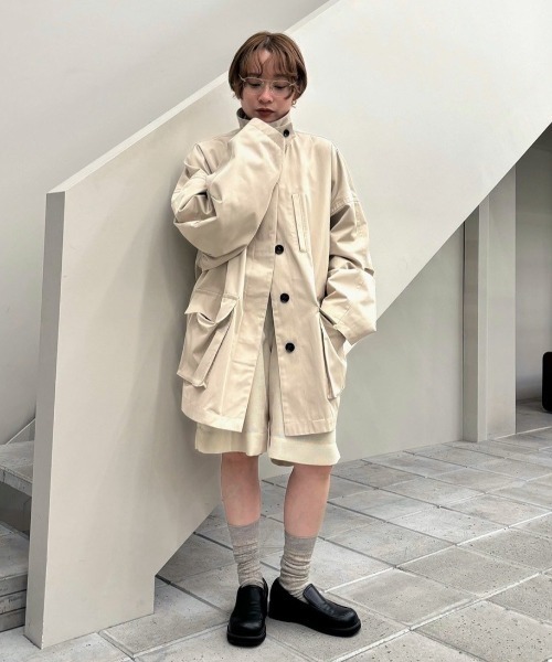 Tuck Half Pants（その他パンツ）｜anuke（アンヌーク）のファッション