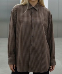 A'gem | A'GEM/9 × .kom 『A'gem/エージェム』Y2K MINI CHECK SHIRT/ミニチェックシャツ(シャツ/ブラウス)