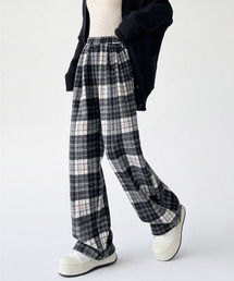 Ressaca | ルーズストレートチェック柄イージーパンツ(その他パンツ)
