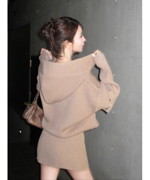 新品♡ ダーリッチ ローウエストデザインニットワンピース lVO FL ローウエストデザインニットワンピース – Darich (ダーリッチ)