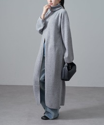 Lui's（ルイス）の「タートルネック前スリットロングワンピース（ワンピース）」