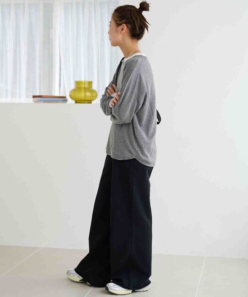 JOURNAL STANDARD relume（ジャーナルスタンダード　レリューム）の「《追加3》［2枚セット］3WAYレイヤードニットプルオーバー（ニット/セーター・レディース・ブラウン/グレー/ブラック/ピンク・FREE）」の13枚目の写真