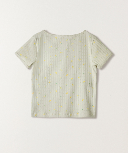 TTUDEMENT(トュードメント)の「BLOOMING FLOWER TEE MINT(Tシャツ/カットソー・レディース・その他・SMALL/MEDIUM)」の4枚目の写真