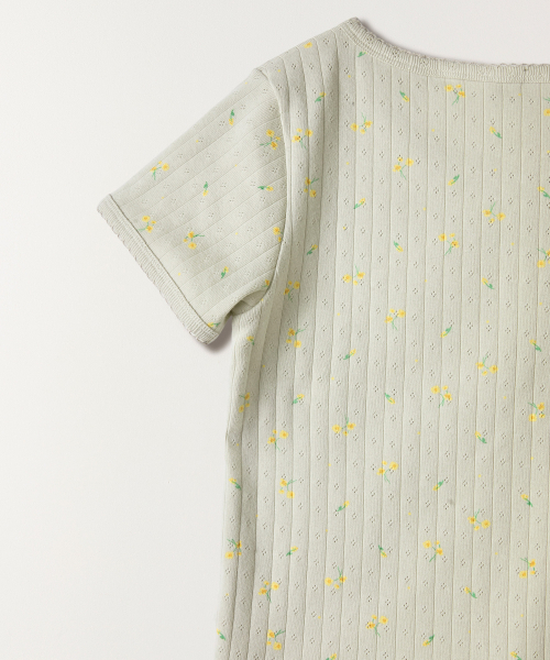 TTUDEMENT(トュードメント)の「BLOOMING FLOWER TEE MINT(Tシャツ/カットソー・レディース・その他・SMALL/MEDIUM)」の6枚目の写真