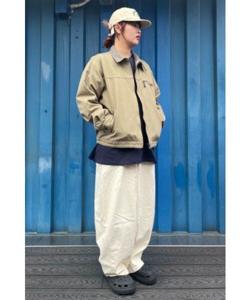 FRIZMWORKS(フリズムワークス)の「TWILL BALLOON PANTS _ IVORY(その他パンツ・メンズ・その他・SMALL/MEDIUM/LARGE/X-LARGE)」の7枚目の写真