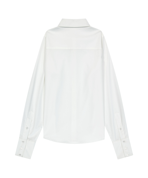 IUGAMAKARAS(イウガマカラス)の「Tied Shirts (White)(シャツ/ブラウス・レディース・その他・FREE)」の5枚目の写真
