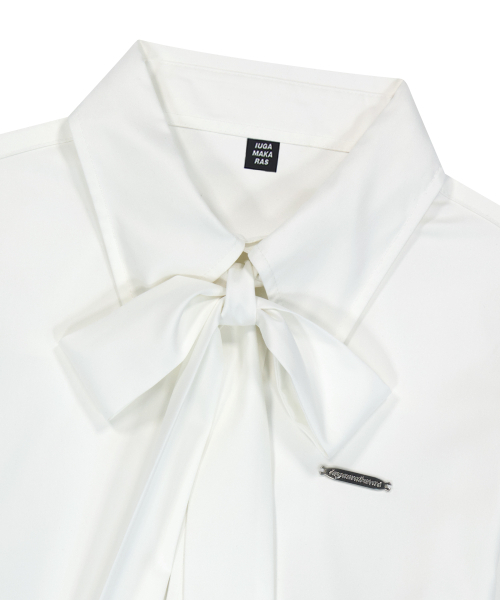 IUGAMAKARAS(イウガマカラス)の「Tied Shirts (White)(シャツ/ブラウス・レディース・その他・FREE)」の13枚目の写真