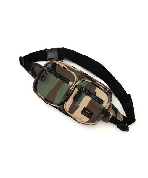 Alpha Industries/アルファインダストリーズ/Label Waist Bag/ラベル Alpha Industries/アルファインダストリーズ/Label Waist Bag/ラベル