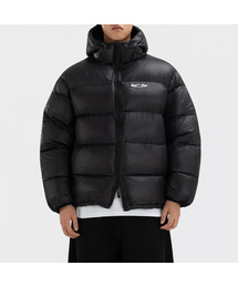 UNDEROFF（アンダーオフ）の「フードパーカーダウンジャケット グロッシーブラック（ダウンジャケット/コート）」