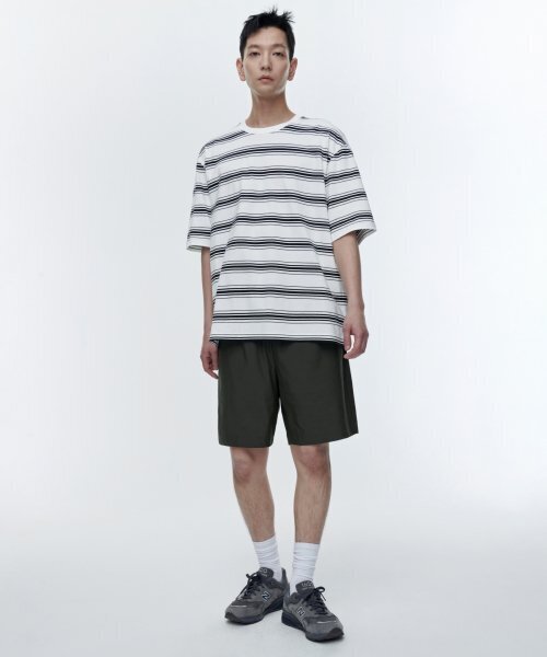 MUSINSA STANDARD（ムシンサスタンダード）の「クーリングバンディングショーツ [カーキ]（その他パンツ・メンズ・その他・38/36/34/32/30/26/28）」の12枚目の写真