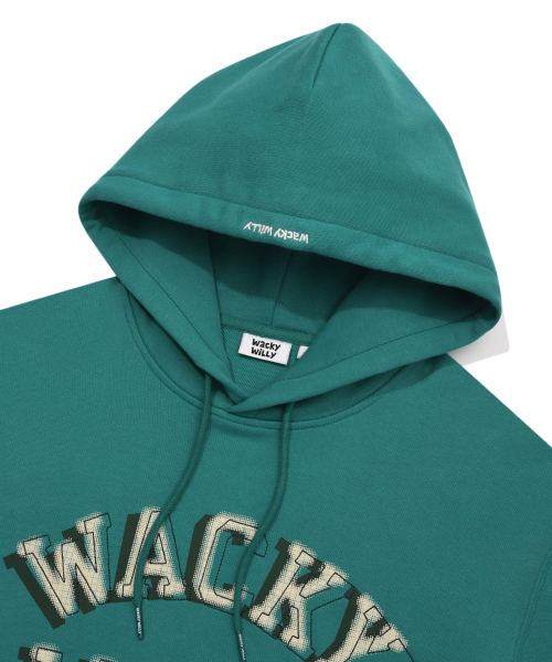 Wacky WiLLy(ワッキーウィリー)の「レタリンググラフィックフードグリーン(パーカー・レディース・その他・SMALL/MEDIUM/LARGE/X-LARGE)」の4枚目の写真