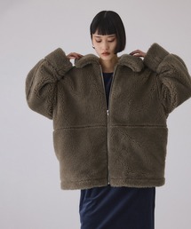 ADAM ET ROPE' | スウィッチングボアブルゾン(ブルゾン)