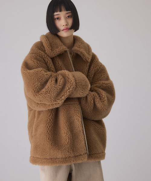 セール】スウィッチングボアブルゾン（ブルゾン）｜ADAM ET ROPE