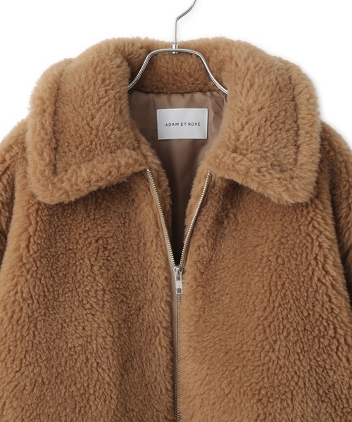 ADAM ET ROPE'（アダムエロペ）の「スウィッチングボアブルゾン（ブルゾン・レディース・イエロー系その他3/グリーン系その他3・FREE）」の16枚目の写真