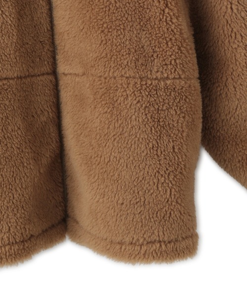 ADAM ET ROPE'（アダムエロペ）の「スウィッチングボアブルゾン（ブルゾン・レディース・イエロー系その他3/グリーン系その他3・FREE）」の19枚目の写真