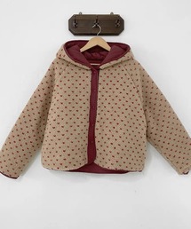 フリースジャケット ジップアップ フード付き」に該当するファッション