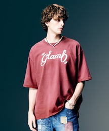glamb（グラム）の「Spin Logo Fade T-Shirt   スピンロゴフェイドTシャツ（Tシャツ/カットソー）」