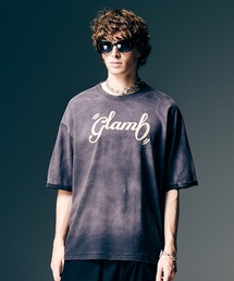 glamb（グラム）の「Spin Logo Fade T-Shirt   スピンロゴフェイドTシャツ（Tシャツ/カットソー）」