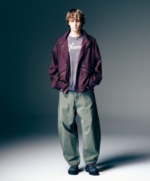 glamb（グラム）の「Spin Logo Fade T-Shirt / スピンロゴフェイドTシャツ（Tシャツ/カットソー・メンズ・グリーン/レッド/ブラック・S/M/L）」の8枚目の写真