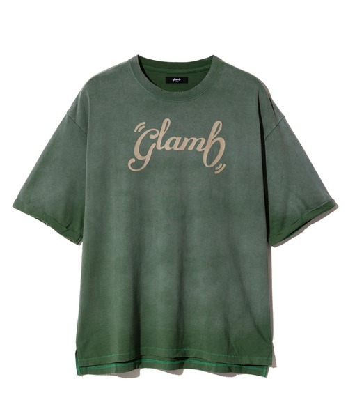 glamb（グラム）の「Spin Logo Fade T-Shirt / スピンロゴフェイドTシャツ（Tシャツ/カットソー・メンズ・グリーン/レッド/ブラック・S/M/L）」の5枚目の写真