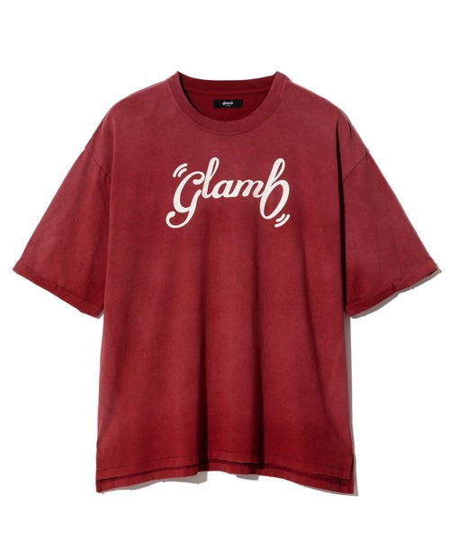 glamb（グラム）の「Spin Logo Fade T-Shirt / スピンロゴフェイドTシャツ（Tシャツ/カットソー・メンズ・グリーン/レッド/ブラック・S/M/L）」の6枚目の写真