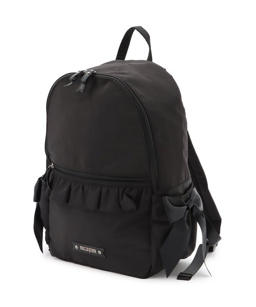 メゾピアノママ】フリルリボン マザーズリュック容量約20L（バック