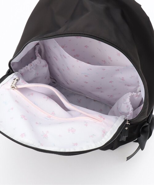 メゾピアノママ】フリルリボン マザーズリュック容量約20L（バック
