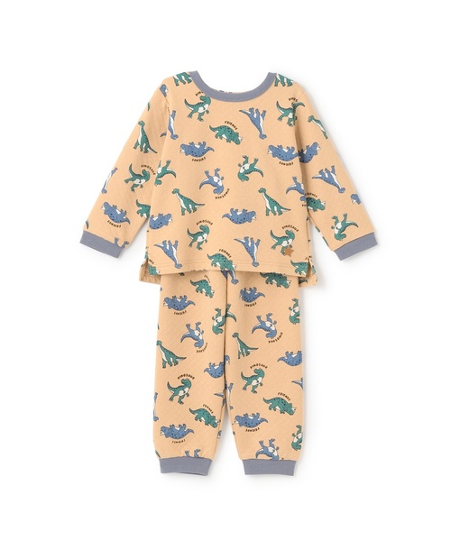 petit main(プティマイン)の「BOYSキルティングパジャマ(セットアップ・キッズ・アイボリー/エメラルド/ベージュ・80cm/110cm/100cm/90cm/120cm/130cm)」の7枚目の写真