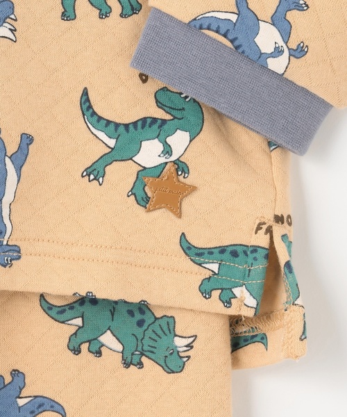 petit main(プティマイン)の「BOYSキルティングパジャマ(セットアップ・キッズ・アイボリー/エメラルド/ベージュ・80cm/110cm/100cm/90cm/120cm/130cm)」の11枚目の写真