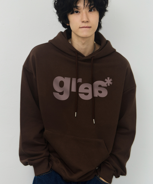 GRAVER（グレーバー）の「[ユニセックス]GRAE-S WIDE フードパーカー_5カラー（パーカー・レディース・ブラック/アイボリー/ライトグレー/ブラウン/ネイビー・SMALL/MEDIUM/LARGE）」の13枚目の写真