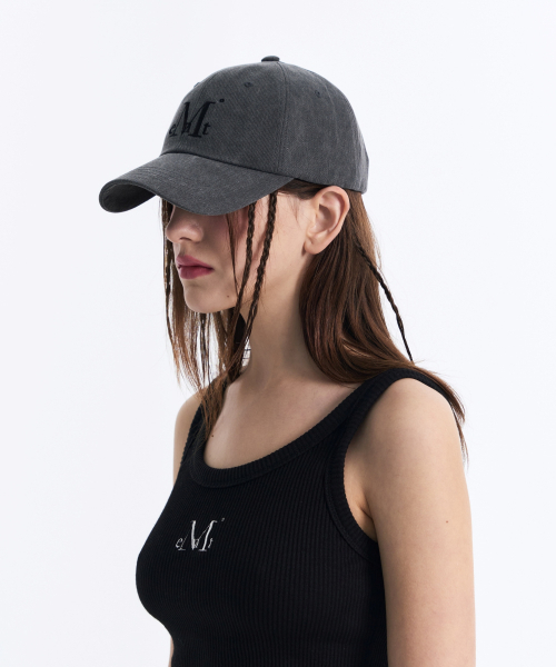 MUCENT(ムセント)の「シグネチャーボールキャップ(ダインググレーデニム)(キャップ・レディース・グレー系・FREE)」の19枚目の写真