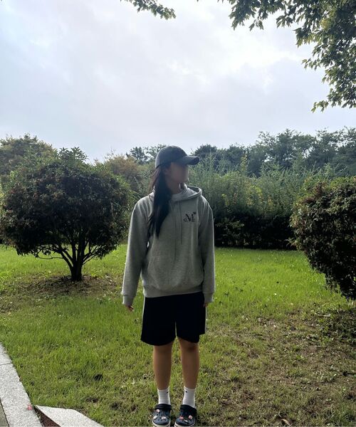 MUCENT(ムセント)の「シグネチャーボールキャップ(ダインググレーデニム)(キャップ・レディース・グレー系・FREE)」の22枚目の写真