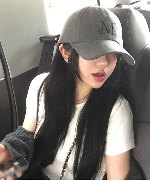 MUCENT(ムセント)の「シグネチャーボールキャップ(ダインググレーデニム)(キャップ・レディース・グレー系・FREE)」の16枚目の写真