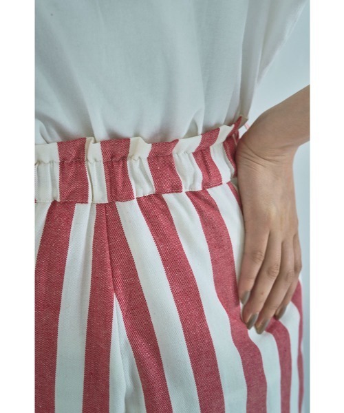 marjour(マージュール)の「STRIPED WRAP WIDE PANTS(その他パンツ・レディース・レッド・M)」の22枚目の写真