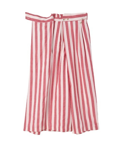 marjour(マージュール)の「STRIPED WRAP WIDE PANTS(その他パンツ・レディース・レッド・M)」の18枚目の写真