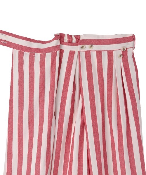 marjour(マージュール)の「STRIPED WRAP WIDE PANTS(その他パンツ・レディース・レッド・M)」の17枚目の写真