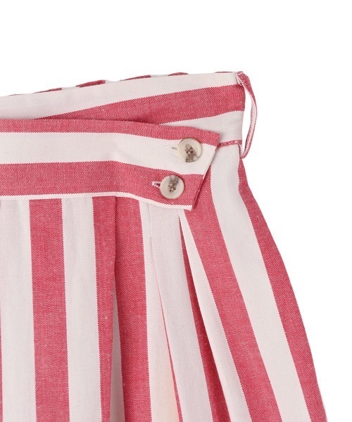 marjour(マージュール)の「STRIPED WRAP WIDE PANTS(その他パンツ・レディース・レッド・M)」の14枚目の写真