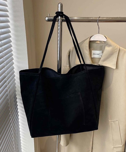 TONE SELECT GOODS(トーンセレクトグッズ)の「Liaa/スエード 大容量 トートバッグ A18721(トートバッグ・レディース・ブラウン/ダークブラウン/ブラック・FREE)」の5枚目の写真