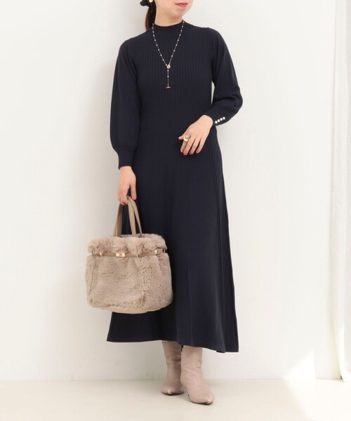 ランダムリブワンピース（ワンピース）｜MICO COULIER（ミコクリエ）の