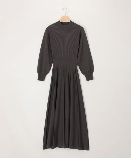 MICO COULIER（ミコクリエ）の「ランダムリブワンピース（ワンピース・レディース・ダークネイビー/ライトグレー/チャコールグレー・38）」の17枚目の写真