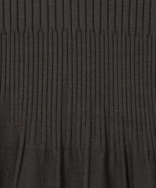 MICO COULIER（ミコクリエ）の「ランダムリブワンピース（ワンピース・レディース・ダークネイビー/ライトグレー/チャコールグレー・38）」の18枚目の写真